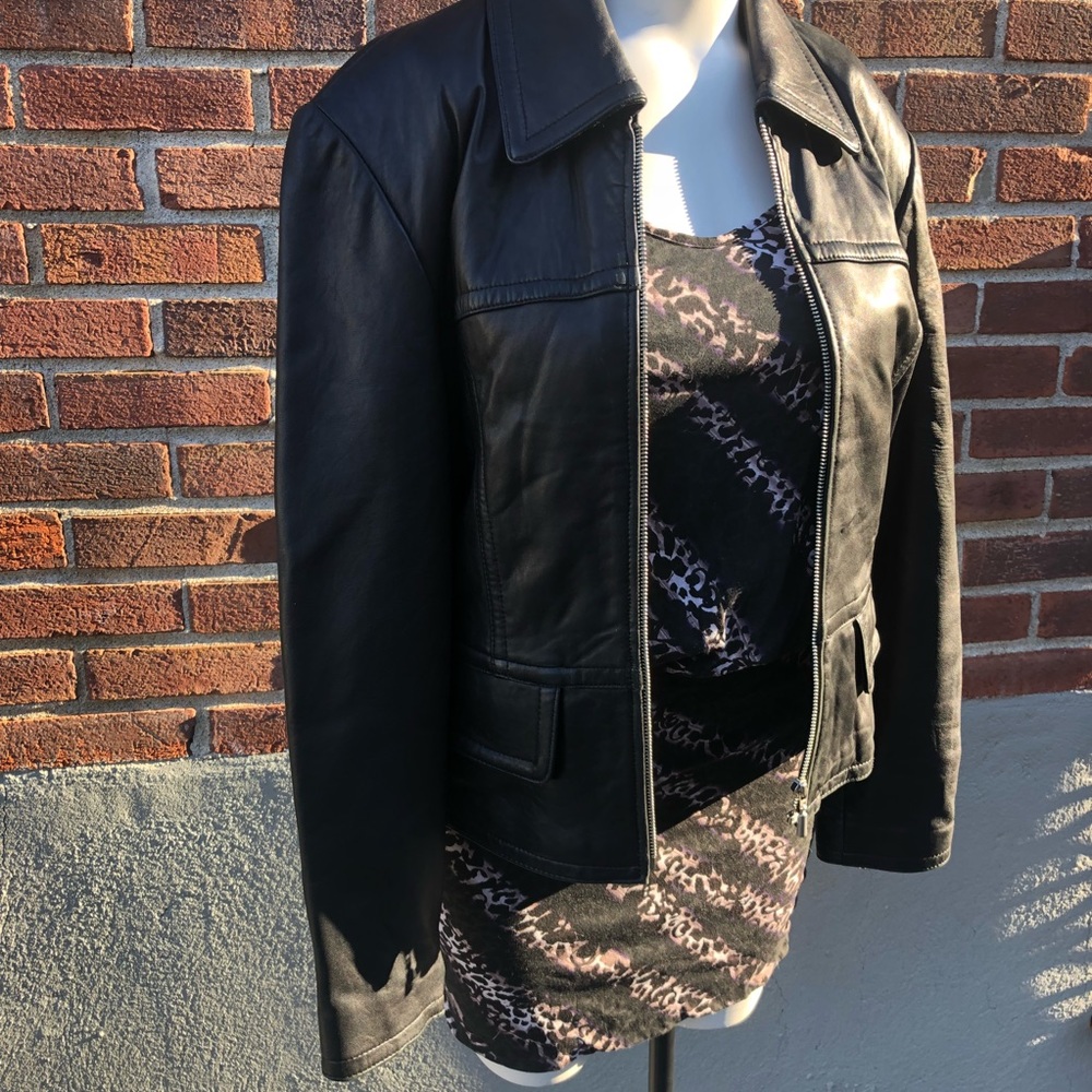 Express Authentic Leather Jacket - image 2